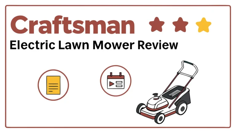CRAFTSMAN Electric Lawn Mower Review: Worth The Hype?