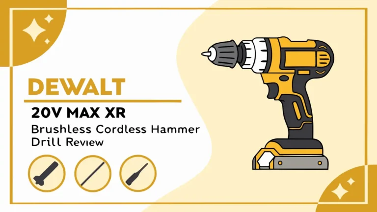 DEWALT 20V MAX XR Brushless Cordless Hammer Drill Review: Worth Trying?