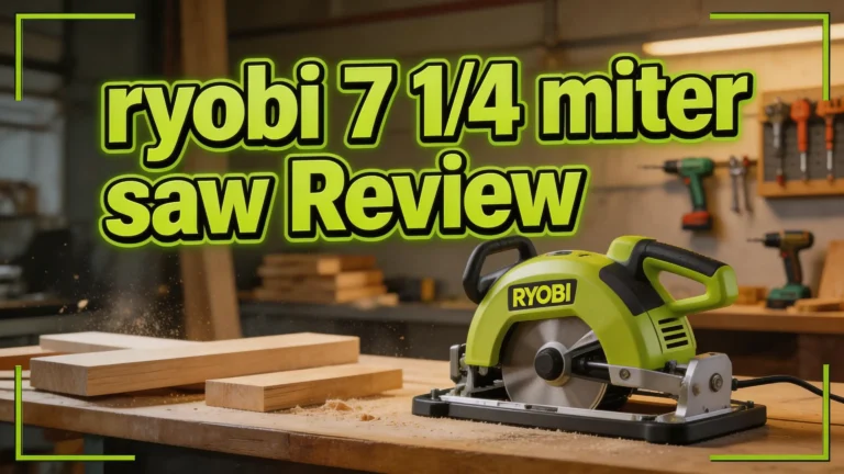 Ryobi 7 1/4 Miter Saw Review 2026: Worth Your Money?