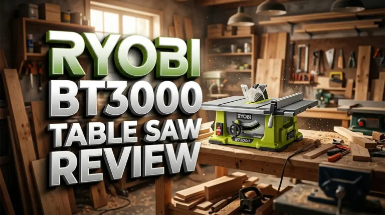 Ryobi BT3000 Table Saw Review 2026: Still Worth It?