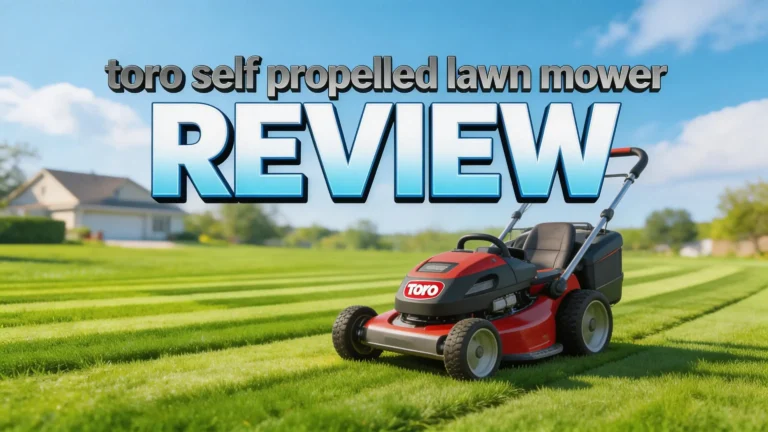 Toro Self Propelled Lawn Mower Review 2026: Worth Buying?