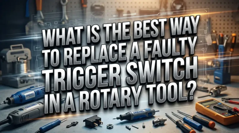 What Is The Best Way To Replace A Faulty Trigger Switch In A Rotary Tool?
