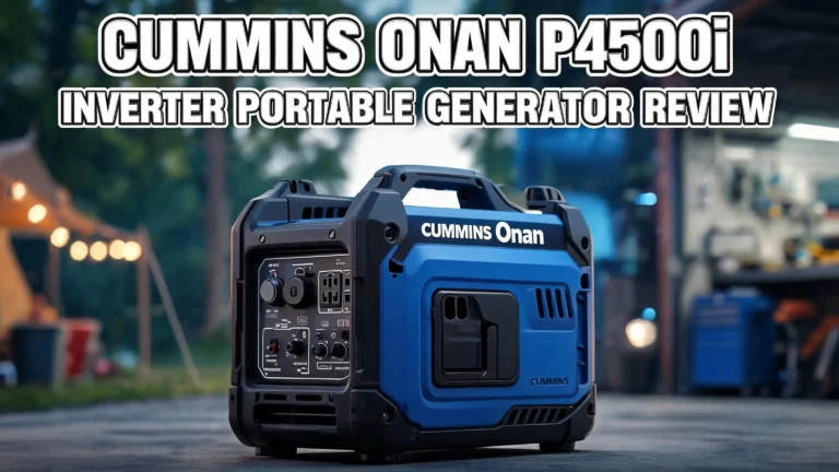 Cummins Onan P4500i Inverter Portable Generator Review 2026: Worth Trying?