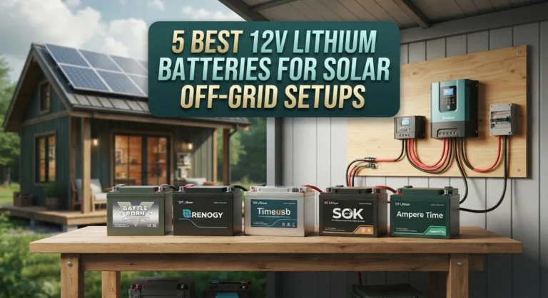 5 Best 12V Lithium Batteries for Solar Off-Grid Setups in 2026