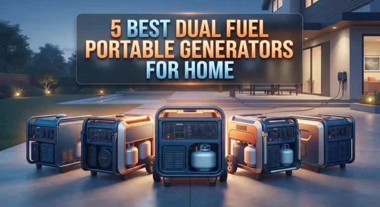5 Best Dual Fuel Portable Generators for Home Backup Power