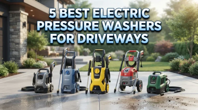 5 Best Electric Pressure Washers for Driveways