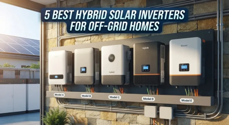5 Best Hybrid Solar Inverters for Off-Grid Homes in 2026