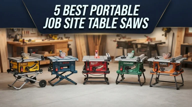 5 Best Portable Job Site Table Saws for Professional Contractors