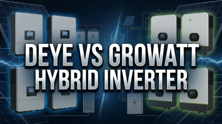 Deye vs Growatt Hybrid Inverter: Efficiency, Features & Performance Compared