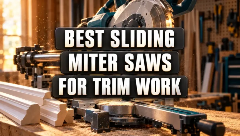 5 Best Sliding Miter Saws for Trim Work in 2026